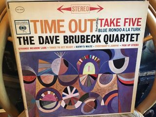 The Dave Brubeck Quartet Time Out Take Five Stereo Cs 8192 Jazz