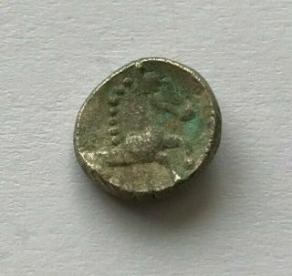 Ancient Celtic Cotini Silver Ar Unit 1st Century Bc - E421