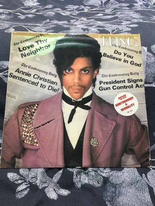 Prince Controversy Vinyl Lp - Warner Bros Bsk3601 - 1st Pressing 1981