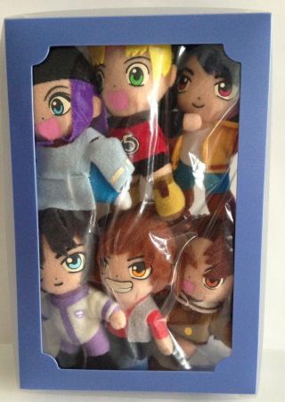 Hikaru No Go Gashapon Keychain Set Of 6 Bandai Japan Mini Plush