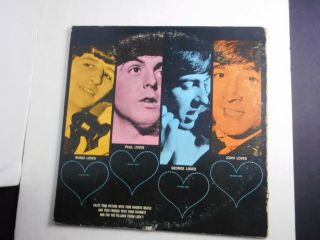 THE BEATLES SONGS,  PICTURES,  and STORIES of the Fabulous - RECORD LP vj 1092 3