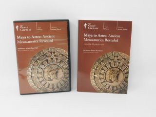 The Great Courses Maya To Aztec: Ancient Mesoamerica Revealed 8 Disc Set & Book