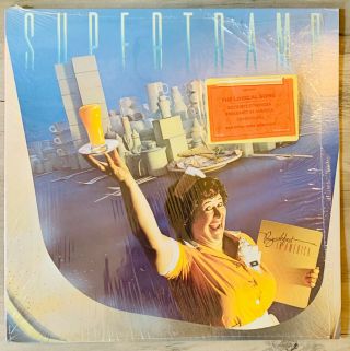 Supertramp ‎– Breakfast In America 1979 A&m Records Sp - 3708 Promo Vg,