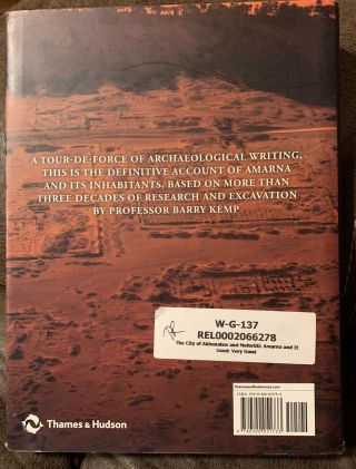 The City Of Akhenaten And Nefertiti : Amarna And It’s People - Barry Kemp 2