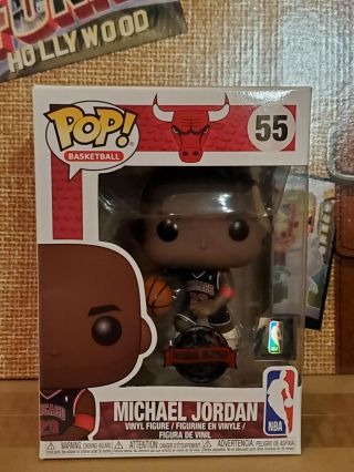 Funko Pop 55 Nba Michael Jordan Black Jersey Chicago Bulls
