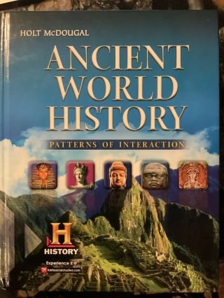 Ancient World History Patterns Of Interaction Isbn: 978 - 0 - 547 - 49113 - 4