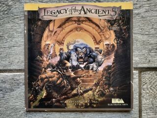 Legacy Of The Ancients Commodore 64 C64/128,  Complete W/ Code Wheel,