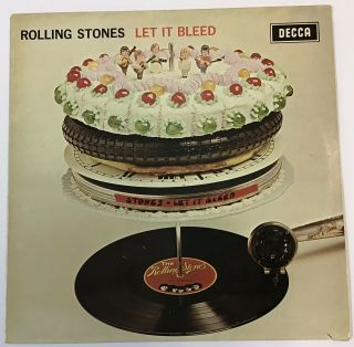 1982 The Rolling Stones Let It Bleed Uk Repress Vinyl Lp Vg,