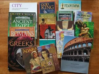 Feet Books Ancient History Intermediate Gr.  5 - 8,  Guide And 15 Books