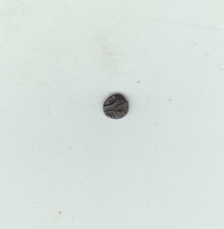Unidentified Tiny Ancient Celtic Geometric Type Silver Coin,  6mm Diameter