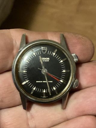 Rolex Tudor Advisor Ref10050 35mm 1982 Hand Wound Alarm Vintage Swiss