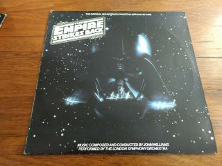 Star Wars The Empire Strikes Back Lp - Rso 2394257 - Orig Oz Soundtrack W/ Inner