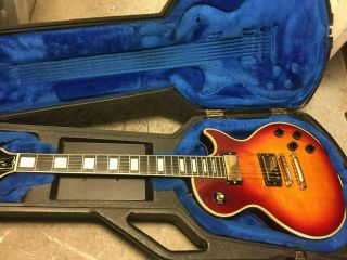 Vintage 1989 Gibson Les Paul Custom Electric Guitar - Cherry Sunburst - Made In Usa