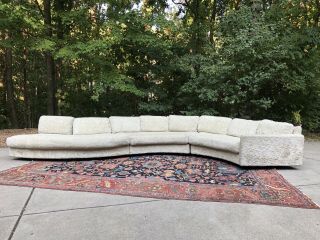 Vintage Mcm Adrian Pearsall For Craft Associates Serpentine Sectional Couch