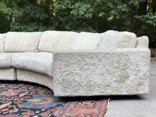 Vintage MCM Adrian Pearsall for Craft Associates Serpentine Sectional Couch 2