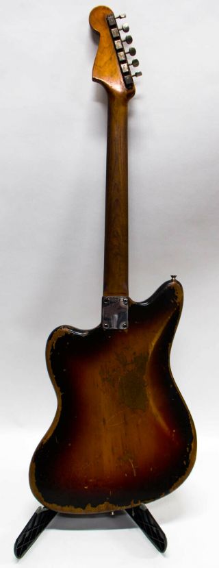1961/62 Fender Jazzmaster Electric Guitar with Case - Sunburst - Vintage Slab 2