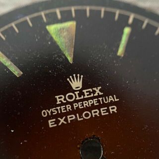 Authentic Vintage Rolex Dial Explorer Ref 1016 Gilt Chapter Dial,  Rl_639996