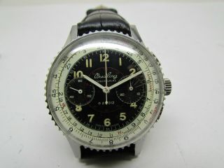 Vintage Breitling 769 Chronomat 2 Register Chronograph 217012 Men Watch