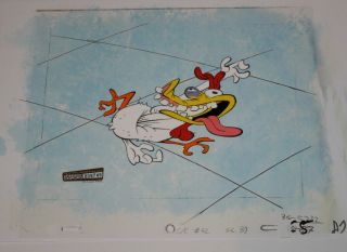 Production Cel - Cow And Chicken (cartoon Net)