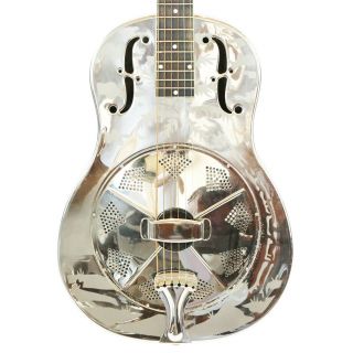 1934 National Style 0 Vintage Round Neck Dobro Resonator Acoustic Guitar W/ohsc