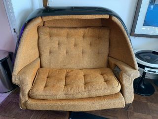 Vintage Lee Alpha Stereo Pod Egg Chair Settee