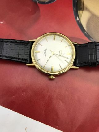 Omega Seamaster De Ville Automatic 18k Solid Yellow Gold Mens Vintage