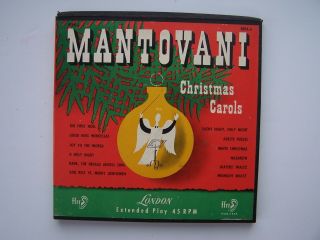 Mantovani And His Orchestra - Christmas Carols 45rpm Ep 3 7 " Vinyl Box Set