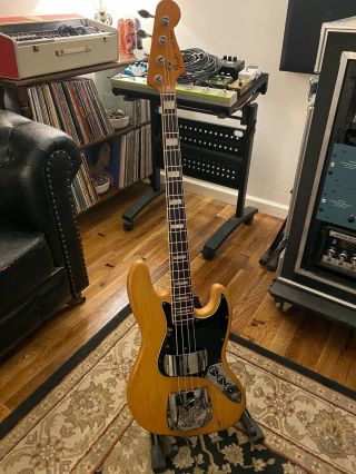Vintage 1978 Fender Jazz Bass With Ohsc.  Plays And Looks.