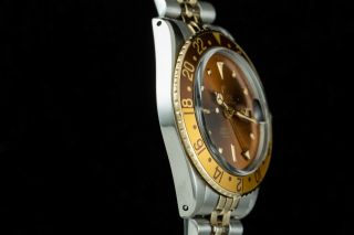 Vintage Rolex GMT Master Ref 16753 - Root Beer Wristwatch ' Nipple ' Dial 3