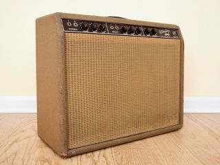 1962 Fender Vibrolux Vintage Tube Amp Brownface Pre - Cbs 1x12 Combo,  6g11 Circuit