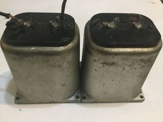 Two Vintage Western Electric Ret 109a Transformers.