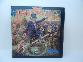 Elton John Captain Fantastic And The Brown Dirt Cowboy Lp Mca - 2142 With Inserts