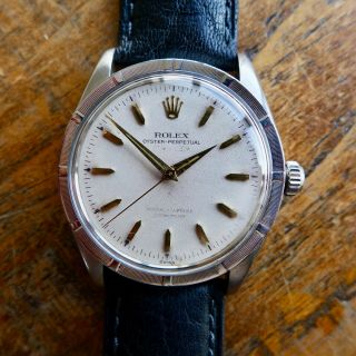 A Rare Gents Vintage 1950s Rolex Oyster Perpetual " Depth Rating " 50m - 165ft Dial