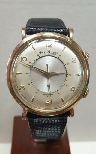 Vintage 1952 Jaeger Lecoultre Memovox Alarm Hand Winding Watch - Cal.  P489/1