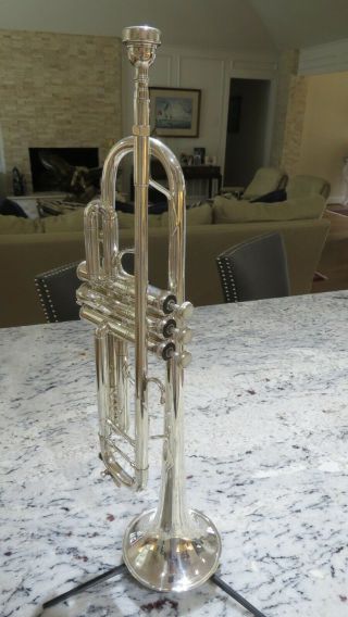 Bach Stradivarius Silver Bb Trumpet Model 37 Heavy Silver Vintage Professional