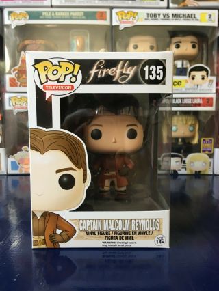 Funko Pop Television Captain Malcolm Reynolds Firefly 135 Vaulted