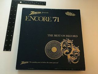 Limited Edition 10 Lp Vinyl Set " Zenith Presents Encore - The Best On Record - 33
