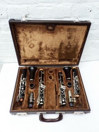 Rare Pre - War Vintage Boosey And Hawkes 1010,  London And Paris Clarinets