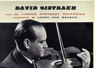 33cx 1268 B/g Uk David Oistrakh - Bruch / Prokofiev Violin Concertos Ex,  /nm