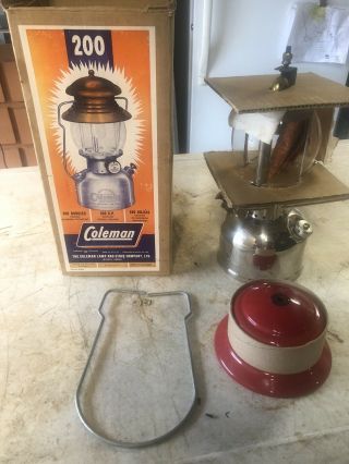 Vintage Coleman 200 “ocd” Lantern 11/51 Office Of Civil Defense Unfired