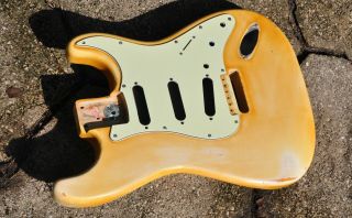 1971 - 1972 Vintage Fender Stratocaster ASH Body Olympic OLY WHITE 1970s 2