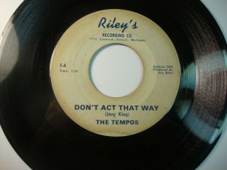 Detroit Northern Soul 45 The Tempos " Don 