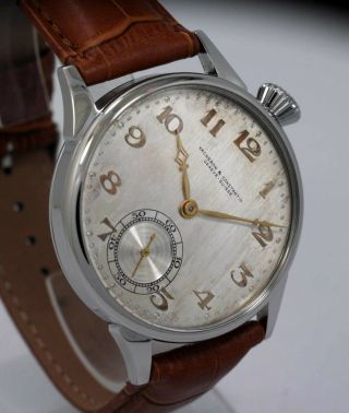 Vintage 1919 Vacheron Constantin 17 Jewels Wristwatch Marriage Man Swiss Watch