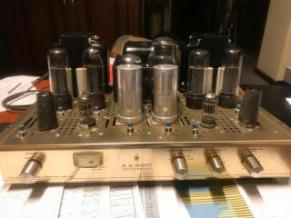 H.  H.  Scott 290 Stereo " Laboratory " Power Amplifier,  Vintage Audio System