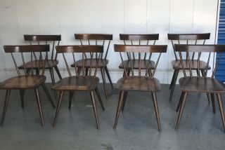 Vintage Paul Mccobb Planner Group Chairs Model 1531 - Set Of 8