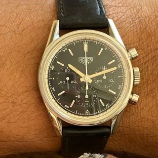 1964 Heuer Carrera Re - Edition Chronograph Vintage Watch 100 Cs3111