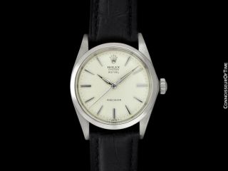 1961 ROLEX OYSTER ROYAL Vintage Mens SS Steel Watch - with 3