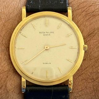 Patek Philippe Calatrava 3520 18kt Yellow Gold Vintage Watch 100