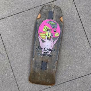 Schmitt Stix Joe Lopes Crystal Ball / Escher 1985 Skateboard Deck