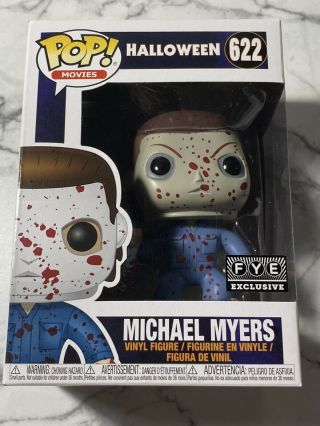 Funko Pop Movies Halloween Bloody Michael Myers 622 Fye Exclusive Box Damage